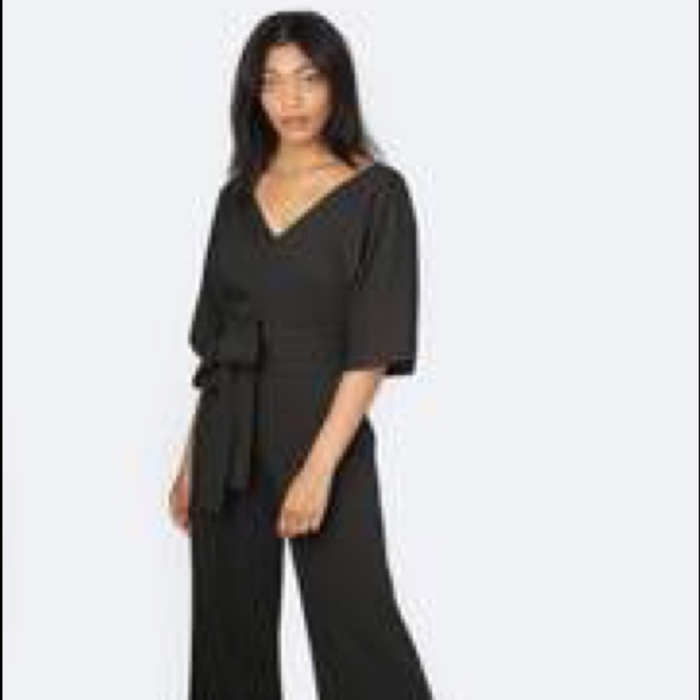 Able Rosario Flutter-sleeve Jumpsuit NWOT!